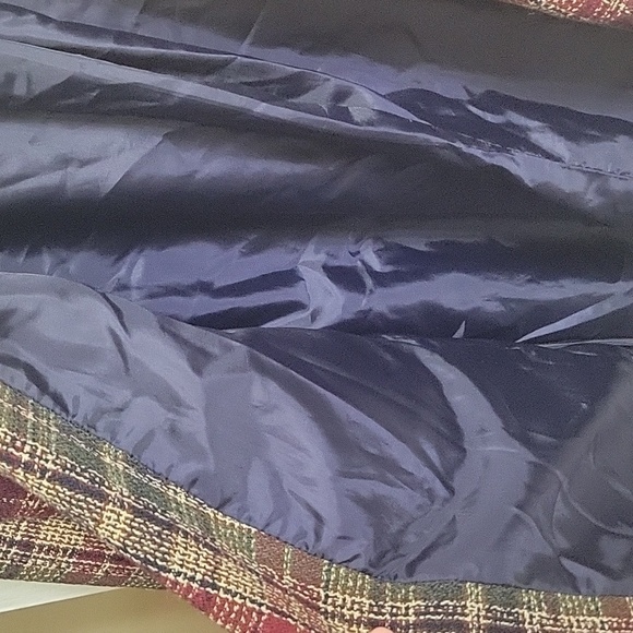 Vintage White Stag Heritage Plaid Textured Wool Blazer - Picture 3 of 7